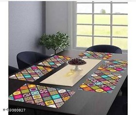 placemats set of 6 pcs/ table mat set of 6 pcs/ dining table placemat set of 6pcs/placemat set of 6 pcs(multicolour