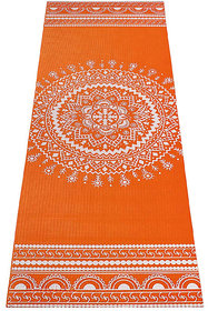 Strauss Mandala Yoga Mat- 5 mm- (Orange)