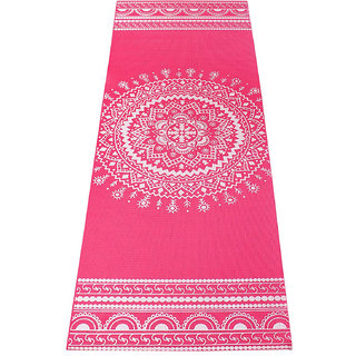 Strauss Mandala Yoga Mat- 5 mm- (Pink)
