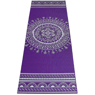 Strauss Mandala Yoga Mat- 5 mm- (Purple)
