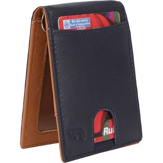                       Men blue money clip , leather wallet , unisex wallet , card holder                                              