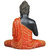 Tansha Quo Blessing Buddha 15 Inch Decorative Showpiece  -  35 cm (Polyresin, Orange)