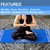 Strauss Mandala Yoga Mat- 5 mm- (Navy Blue)