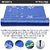 Strauss Yoga Mat 6 MM-(Floral Blue)