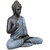 Tansha Quo Blessing Buddha 15 Inch Decorative Showpiece  -  35 cm (Polyresin, Light Blue)