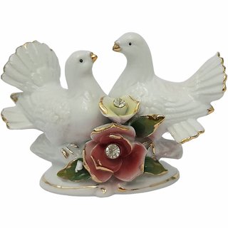 Buy Love Birds Statue Home Decor Items Living Room Decorative Item ...