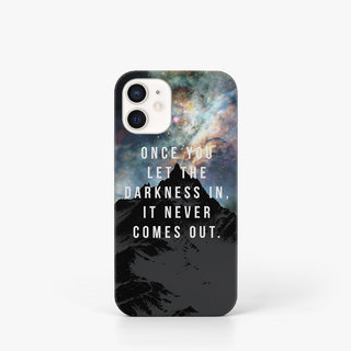                       Uphaar-Valley Quotes Design Matt Finish Hard Back Case Cover For iPhone 12                                              