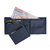 Krosshorn Faux Leather Blue Fashion Regular Wallet