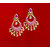 Jhumkas With Pink Stone And Beads