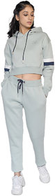 Peach Smile Full Sleeve Hooded Solid Stripes Sportswear, Joggers, Gym, Active Lower Wear Tracksuit For Women-Pista