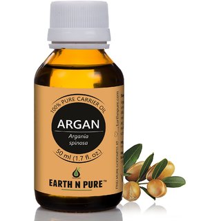                       Earth N Pure Argan Oil 100 Pure, Undiluted, Natural, Cold Pressed and Therapeutic Grade -Premium Moisturizer (50ml)                                              