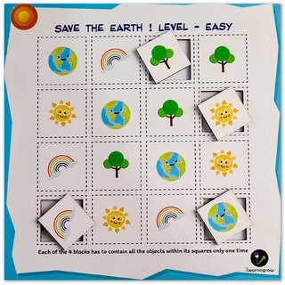 ilearnngrow  Save the earth Easy Sudoku