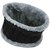 Fashlook Unisex Black Woolen Cap With Scarf (Balaclava)