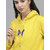 Kotty Womens Full Sleeves Hood Neck Yellow Sweatshirts