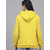 Kotty Womens Full Sleeves Hood Neck Yellow Sweatshirts
