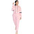 Peach Smile Full Sleeve Hooded Solid Stripes Sportswear, Joggers, Gym, Active Lower Wear Tracksuit For Women-Light Pink