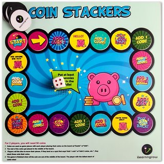                       ilearnngrow  Coin stacker                                              