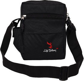 LIFE TODAY Sling Cross Body Bag for Boys  Girls  Polyester Travel Pouch