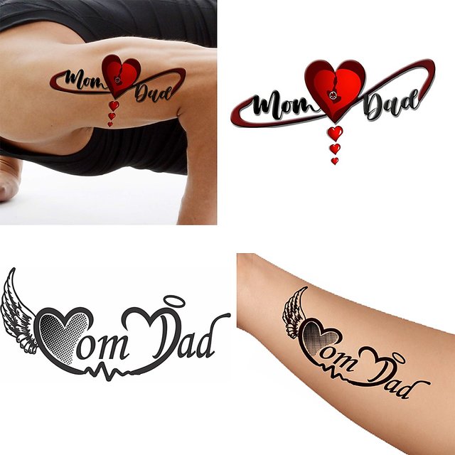 Mom Dad Tattoo Designs Ace Tattooz  Best Tattoo Studio in Mumbai India
