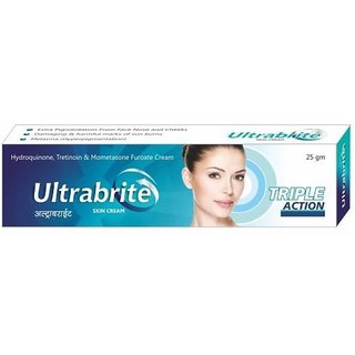 Ultrabrite Triple Action Skin Cream (Pack of 1 pcs ) 25g each Ultrabrite Triple Action Skin Cream (Pack of 1 pcs ) 25g each