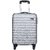 Safari Sonic Hard-Sided Polycarbonate Luggage Set of 3 Trolley Bags (55  65  77 cm) (Silver)