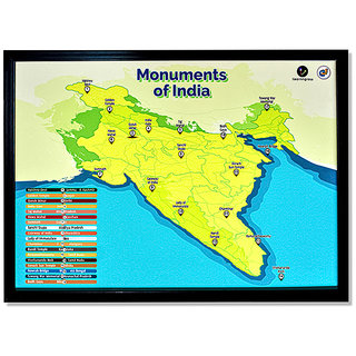 ilearnngrow - Monuments of India Magnetic board ilearnngrow - Monuments of India Magnetic board
