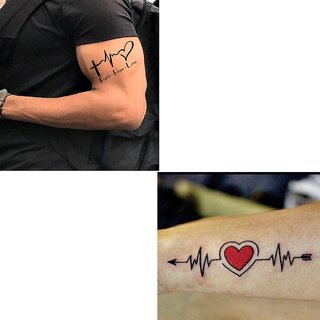 Details 96+ about love heart beat tattoo super cool .vn