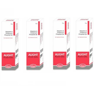                       Alight Plus Anti Pimple Gel (set of 4 pcs.) 15 GM EACH                                              