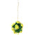 Trendchicks Fabric Flower Jewellery Set for Women  Girls (Yellow , Green)