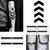 Famous Triangle Hand Band With Liam Payne Arrow Tattoo Combo   Waterproof Men and Women  Temporary body Body T