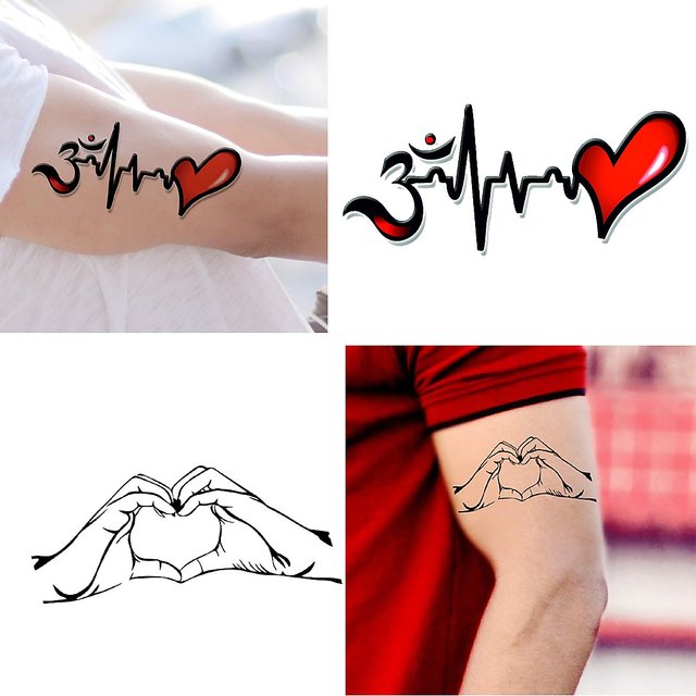 Amazing H💞A Heart Beat Letter Tattoo And Beautiful Heart Beat Tattoo  Letter Mehandi Design - YouTube