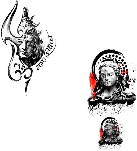 Trishul Tattoo | Body art tattoos, Ganesha tattoo, Shiva tattoo