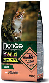 B-Wild Grain Free Adult Salmon and Peas for Cats-1.5kg