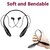 HBS-730 Wireless Bluetooth In The Ear Neckband Earphone with Mic (Black)
