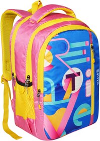 EUME River 31 Ltrs Water Resistance with 3 Compartment Casual and School Bagpack for Boys & Girls (Pink)