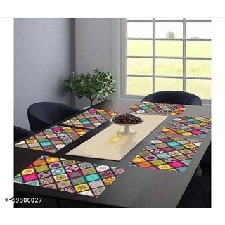                       REVAXO placemats set of 6 pcs/ table mat set of 6 pcs/ dining table placemat set of 6pcs/placemat set of 6 pcs                                              
