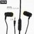 XENX High Bass 3.5 MM Wired Earphone with in-line mic, Noise Cancellation (Black)