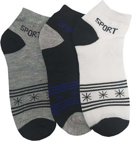 Dream Night Sports Socks, Cotton Socks Ankle Length Socks for Men, Casual Socks -Set of 6