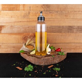                       Vinayak Food-grade Plastic 1 Litre Oil Dispenser Vinegar Bottle Oil Pourer                                              