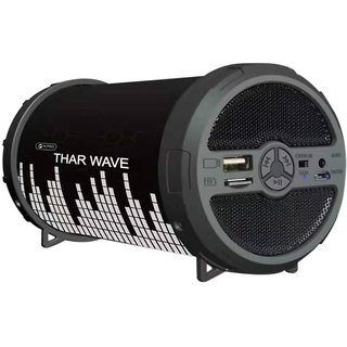 ALPINO Thar Wave(JP109AP)  SD/FM/AUX/USB Support  1200mAh Battery with 5-6 hour backup 5 W Bluetooth Speaker