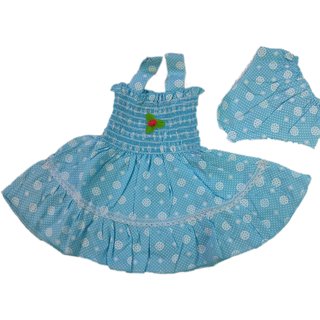                       Baby Girls 6 Month Frock With Underwear Set of 1 pc Top and Bottom                                              