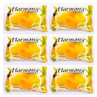                       HARMONY MANGO FRUITY SOAP (Pack Of 6 - 75 grams)                                              