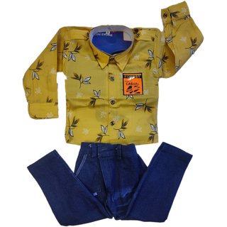                       kids pent shirt  set for 1yr to 8 yr_yellow,1-2 yrs 20                                              