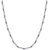 Prism Rice stainless steel Necklace Chains for Men Boys Boyfriend Girlfriend Gents Mens Stylish Fancy Silver Prism Rice