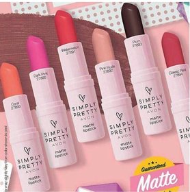 AVON Simply Pretty  Matte Lipstick - Set of 6, 4 g each
