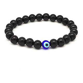 Buy Evil Eye Nazariya with Black Crystals Bracelet for Women