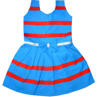 Flora Self Design Rayon Baby girls  Girls Frocks