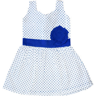 Flora Self Design Rayon Baby girls  Girls Frocks