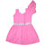 Flora Self Design Rayon Baby girls  Girls Frocks