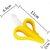 Silicone Banana Shaped Teething Toothbrush/Teether for Baby/Toddlers/Infants/Children (Yellow, Pack of 1)